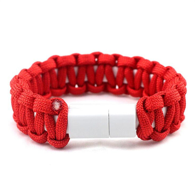 USB Cable Bracelet - Geeksshed