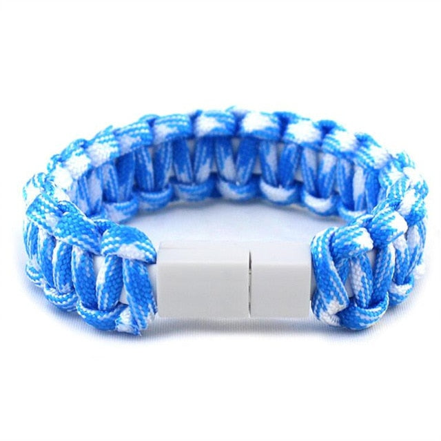 USB Cable Bracelet - Geeksshed