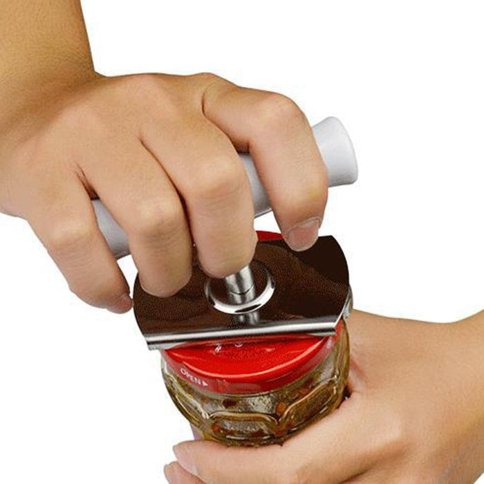 Stainless Steel Lids Off Jar Opener - Geeksshed