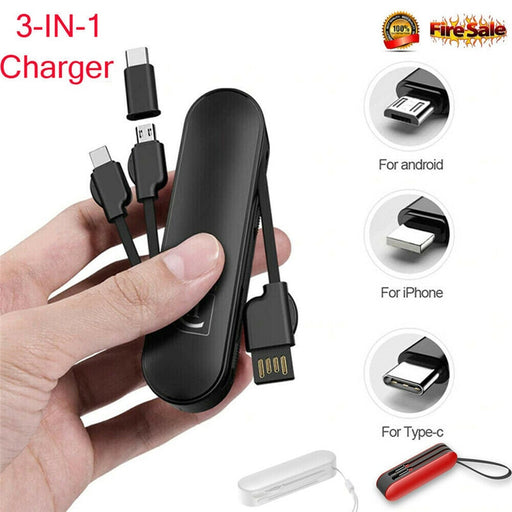 3-in-1 Swiss Knife Style Charger - Geeksshed