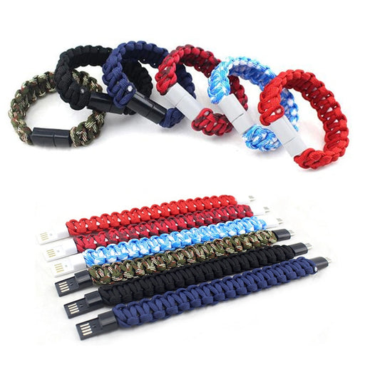 USB Cable Bracelet - Geeksshed